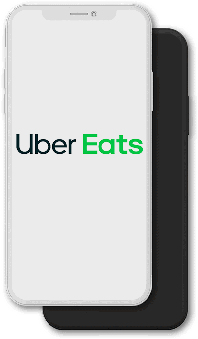 telefon z logiem uber eats